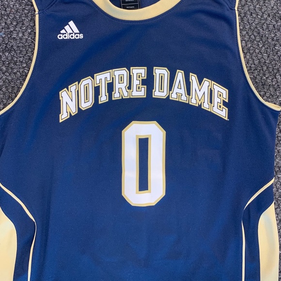 Adidas Notre Dame Fighting Irish #0 Jersey - Picture 3 of 9